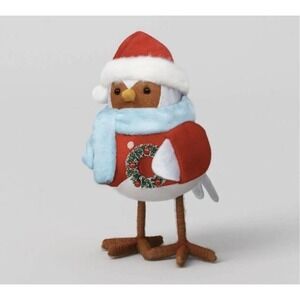 2023 Target Wondershop CRINKLE Christmas Bird Santa Wreath Featherly Friends New